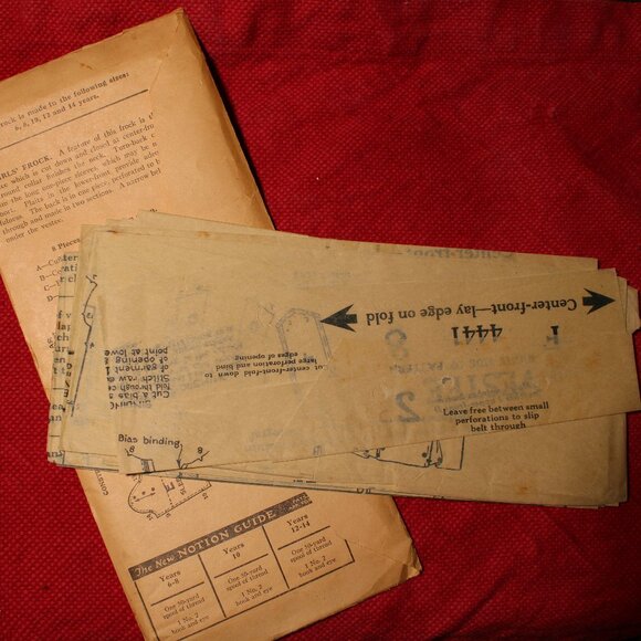 1920s Girls Frock Sewing Pattern 8 Years Children's - Picture 7 of 7